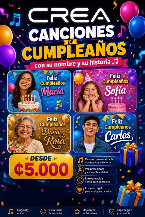 Canciones de cumpleaños con nombre
